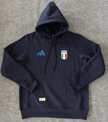 Player Version 2024-2025 Italy Royal Blue Thailand Soccer Tracksuit With Hat-CS