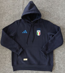 Player Version 2024-2025 Italy Royal Blue Thailand Soccer Tracksuit With Hat-CS