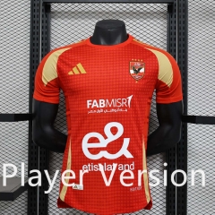 Player Version 2025-2026 Al Ahly SC Red Thailand Soccer Jersey AAA-888