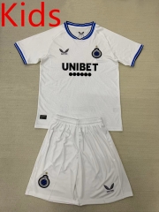 2024-2025 Club Brugge Away White Kids/Youth Soccer Uniform-AY