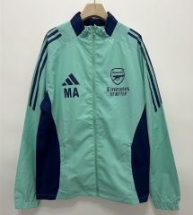 2025-2026 Arsenal Light Green Thailand Trench Coats-0255