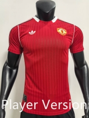 Player Version 2025-2026 Manchester United Red Thailand Soccer Jersey AAA-SJ