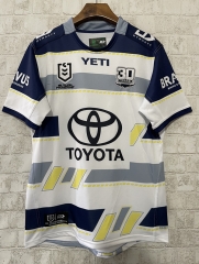 2025 Commemorative Edition Dallas Cowboy White&Blue Thailand Rugby Jersey