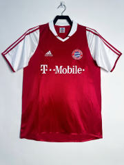 Retro Version 03-04 Bayern München Home Red Thailand Soccer Jersey AAA-811