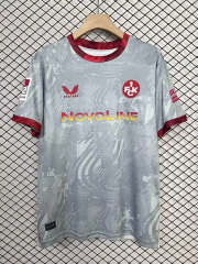 2025-2026 1. FC Kaiserslautern Away Light Gray Thailand Soccer Jersey AAA-2044