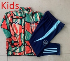 2024-2025 Arsenal Red&Green Kids/Youth Soccer Jacket Uniform-815