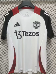 (S-4XL) 2025-2026 Retro Version Manchester United White Thailand Training Jersey AAA-2483