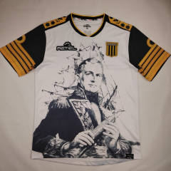 （S-4XL）Anniversary Edition Club Almirante Brown Black&White&Gold Thailand Soccer Jersey AAA-2038