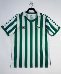 Retro Version 82-85 Real Betis Home White&Green Thailand Soccer Jersey AAA-811