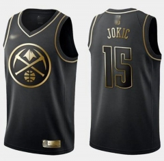 Denver Nuggets Black #15 NBA Jersey-311