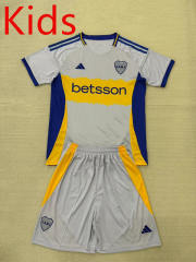 2025-2026 Concept Version Boca Juniors Gray Kids/Youth Soccer Uniform-AY