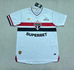 2025-2026 Sao Paulo Futebol Clube Home White Thailand Soccer Jersey AAA-2336