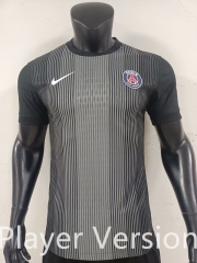 Player Version 2025-2026 Paris Goalkeeper Black Thailand Soccer Jersey AAA-0871