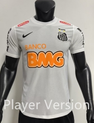 Player Version 2025-2026 Santos FC Home White Thailand Soccer Jersey AAA-SJ
