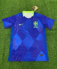 2025-2026 Brazil Away Blue Thailand Soccer Jersey AAA-2483