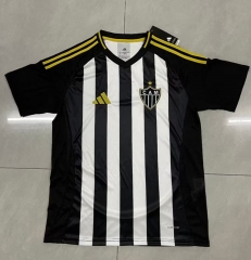 (S-4XL) 2025-2026 Atlético Mineiro Home Black&White Thailand Soccer Jersey AAA-2336