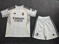 2025-2026 Real Madrid Home White Soccer Uniform-718