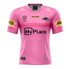2025 Panthers Away Pink Thailand Rugby Jersey