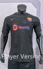 Player Version 2025-2026 Special Version Barcelona Black Thailand Soccer Jersey AAA-0871