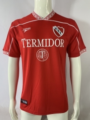 Retro Version 98-00 Independiente Home Red Thailand Soccer Jersey AAA-503