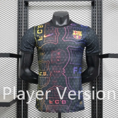 Player Version 2025-2026 Special Version Barcelona Black Thailand Soccer Jersey AAA-888