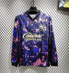2024-2025 Club America Pink&Purple LS Thailand Soccer Jersey AAA-2851