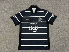 (S-4XL) 2025-2026 Olimpia Asunción Away Black Thailand Soccer Jersey AAA-512