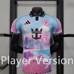 Player Version 2025-2026 Special Version Inter Miami CF Blue&Pink Thailand Soccer Jersey AAA-888