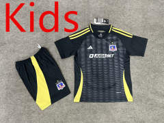 2025-2026 Colo-Colo Away Black  Kids/Youth Soccer Uniform-6748
