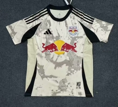 (S-4XL) 2025-2026 New York Red Bulls Away Beige Thailand Soccer Jersey AAA-2483