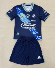 2024-2025 Puebla Away Blue Soccer Uniform-AY