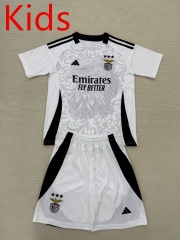 2024-2025 Concept Version Benfica White Kids/Youth Soccer Uniform-AY