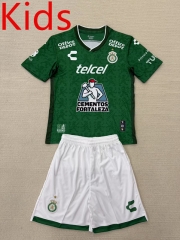 2025-2026 Club León Home Green Kids/Youth Soccer Uniform-AY