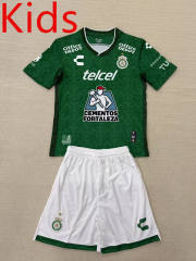 2025-2026 Club León Home Green Kids/Youth Soccer Uniform-AY