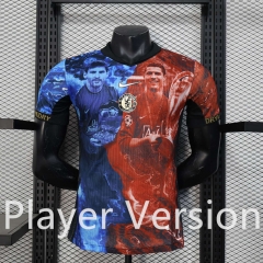 Player Version 2025-2026 Special Version Manchester United Red&Blue Thailand Soccer Jersey AAA-888