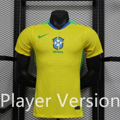 Player Version 2025-2026 Brazil Home Yellow Thailand Soccer Jersey AAA-888