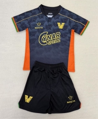 2024-2025 Venezia FC Home Black&Gray Soccer Uniform-AY