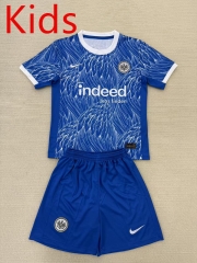 2025-2026 Concept Version Eintracht Frankfurt Blue Kid/Youth Soccer Uniform-AY