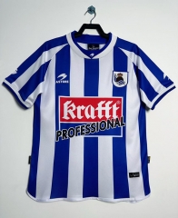 Retro Version 02-03 Real Sociedad Home Blue&White Thailand Soccer Jersey AAA-811