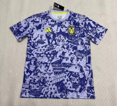 (S-4XL) 2025-2026 Special Version Tigres UANL Blue&Gray Thailand Soccer Jersey AAA-2336