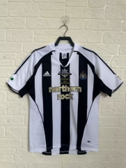 Retro Version 2006 Newcastle United Home Black&White Thailand Soccer Jersey AAA-2483