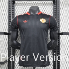 Player Version 2025-2026 Special Version Manchester United Black Thailand Soccer Jersey AAA-888