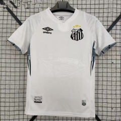 2025-2026 Santos FC Home White Thailand Soccer Jersey AAA-709