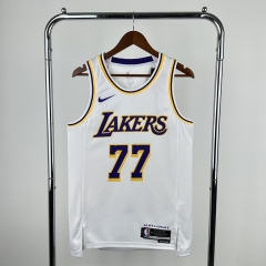 2023 Los Angeles Lakers White #77 NBA Jersey-311