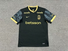 (S-4XL) 2025-2026 Atlético Nacional Away Black Thailand Soccer Jersey AAA-512