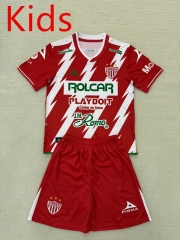 2025-2026 Club Necaxa Home Red Kid/Youth Soccer Uniform-AY