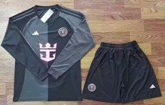 2025-2026 Inter Miami CF Away Black&Gray LS Soccer Uniform-709