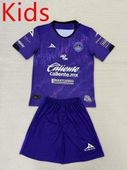 2024-2025 Mazatlán FC Home Purple Kids/Youth Soccer Uniform-AY