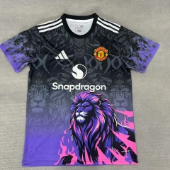 2025-2026 Manchester United Black&Purple Thailand Soccer Jersey AAA-709