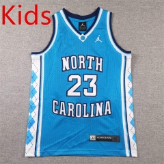 2025 North Carolina Blue Kids #23 NBA Jersey -1380